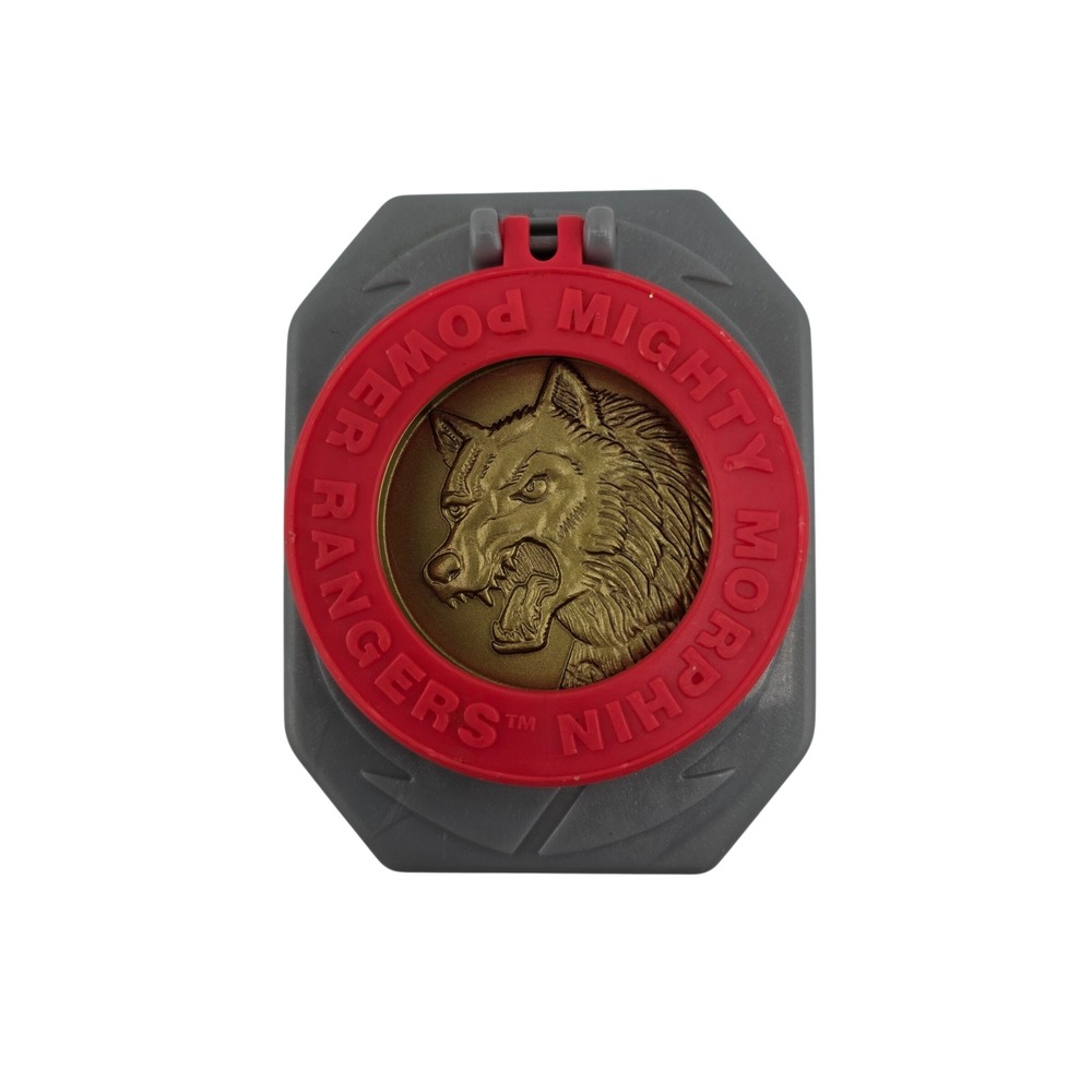 Mighty Morphin Power Rangers McDonalds Belt Buckle Toy With 2‎ Coins 1995